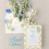 Mittelmeerische Hochzeit in Urlaubsort Save the Da Einladung