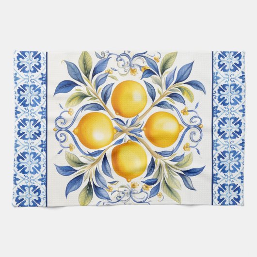 Mittelmeerkatze Geschirrtuch (Horizontal)