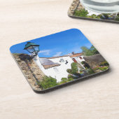 Mittelmeerkollektordorf Getränkeuntersetzer (Linke Seite)