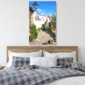 Mittelmeerkollektordorf Leinwanddruck (Insitu (Schlafzimmer))