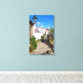 Mittelmeerkollektordorf Leinwanddruck (Insitu (Holzboden))