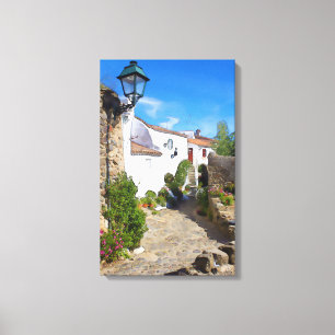 Mittelmeerkollektordorf Leinwanddruck