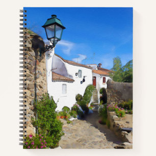 Mittelmeerkollektordorf Notizbuch