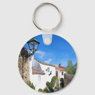 Mittelmeerkollektordorf Schlüsselanhänger