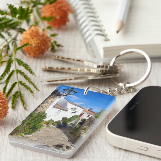 Mittelmeerkollektordorf Schlüsselanhänger (Vorderseite rechts)