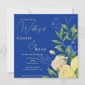 Mittelmeerküche Toskanisch Inspirierte Hochzeit Einladung (Vorderseite)