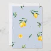 Mittelmeerküste Ciao Bella Brautparty Einladung (Rückseite)