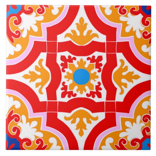 Mittelmeerküste Fliese (Vorderseite)