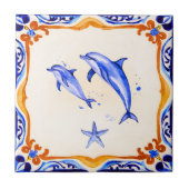 Mittelmeerküste Fliese (Vorderseite)