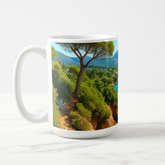 Mittelmeerküste Kaffeetasse (Links)