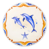 Mittelmeerküste Keramikknauf (Vorderseite)