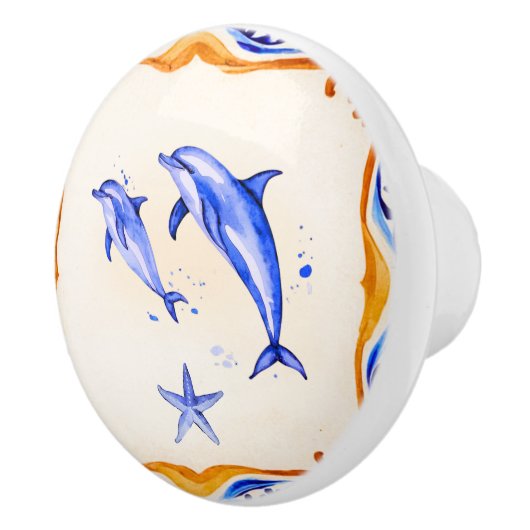 Mittelmeerküste Keramikknauf (Rechts)