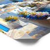 Mittelmeerküste Poster (Ecke)