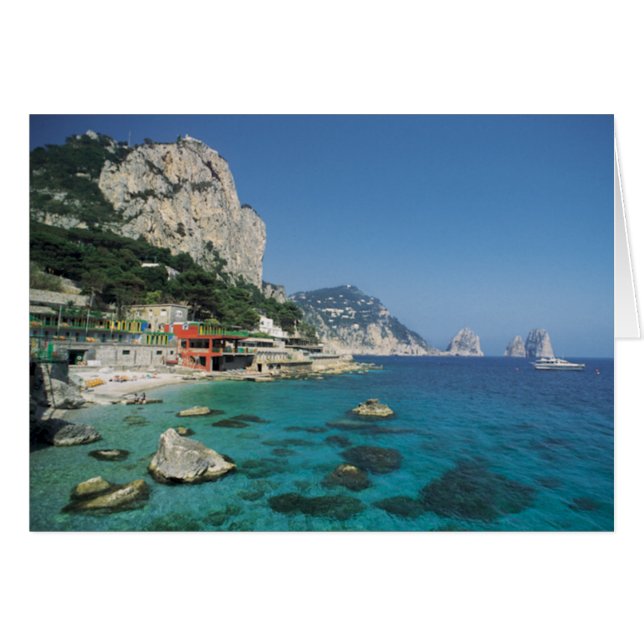 Mittelmeerküstenstrand in Italien (Vorderseite (Horizontal))