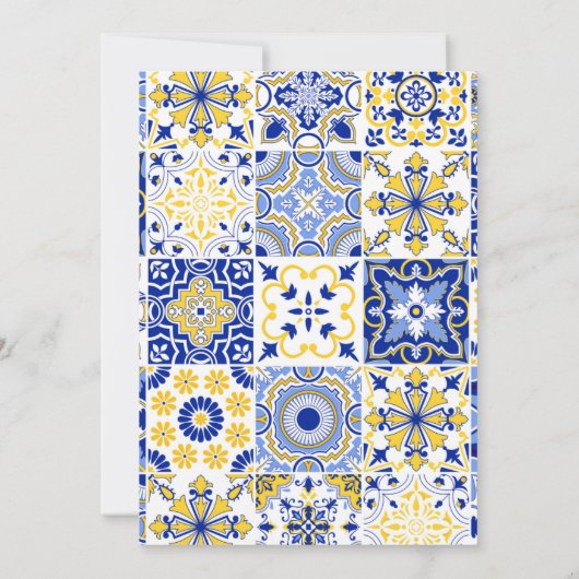 Mittelmeerlemon 50. Hochzeitstag Einladung (Rückseite)