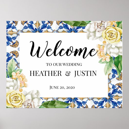 Mittelmeerlemon Begrüßung Poster (Vorne)