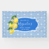 Mittelmeerlemon-Brautparty Banner (Horizontal)