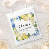 Mittelmeerlemon Brautparty Gefälligkeitsflaggen Geschenktütchen (Ausgeschnitten)