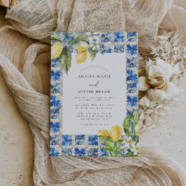 Mittelmeerlemon Citrus Hochzeitseinladung Einladung