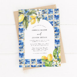 Mittelmeerlemon Citrus Hochzeitseinladung Einladung