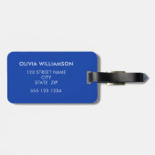 Mittelmeerlemon Gepäckanhänger (Rückseite horizontal)