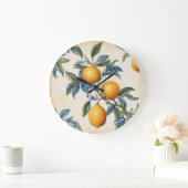 Mittelmeerlemon Grove Große Wanduhr (Zuhause)