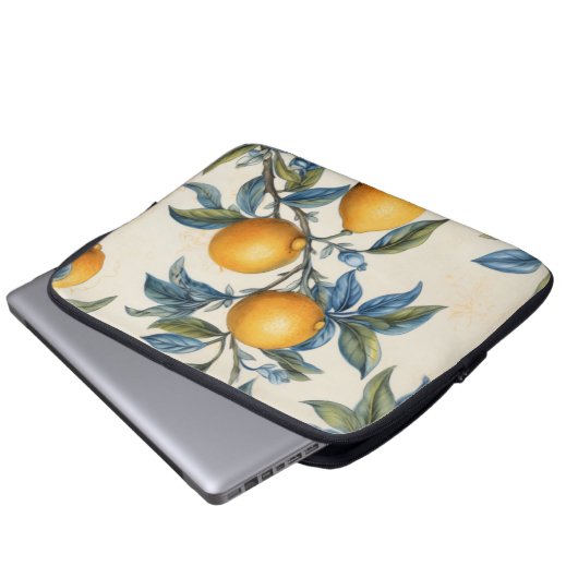 Mittelmeerlemon Grove Laptopschutzhülle (Vorne Knopf)
