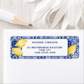 Mittelmeerlemon Keramik Kleine Rücksendeadresse (Insitu)