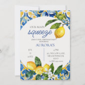 Mittelmeerlemon - unser Hauptqueeze zum Geburtstag Einladung (Vorderseite)