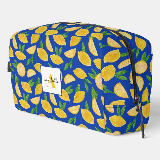 Mittelmeerlemon Waschbeutel (Rechte Ecke)