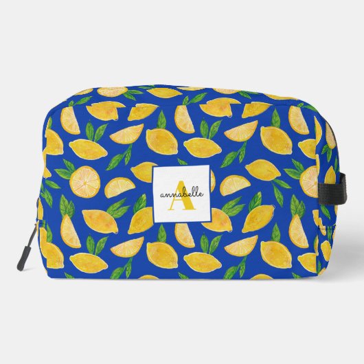 Mittelmeerlemon Waschbeutel (Rückseite)