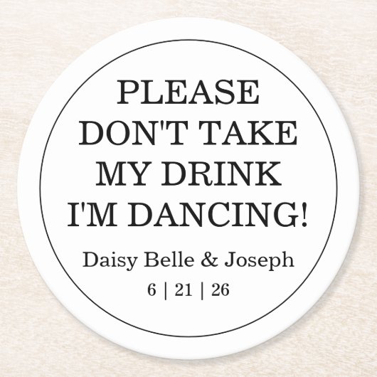 Mittelmeerlemonen Hochzeit mit blauen Mosaiken Runder Pappuntersetzer (Vorderseite)