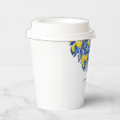 Mittelmeerlemonen-Hochzeiten- Pappbecher (Rechts)