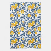 Mittelmeerlemonen Nahtlose Muster Geschirrtuch (Vertikal)