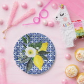 Mittelmeerlemonen Pappteller (Party)