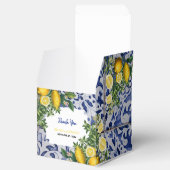 Mittelmeerlemonen Portugiesische Tiles Wedding Geschenkschachtel (Geöffnet)