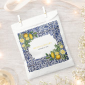 Mittelmeerlemonen Portugiesische Tiles Wedding Geschenktütchen (Ausgeschnitten)