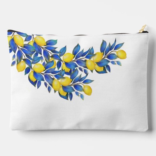 Mittelmeerlemonen- Zubehörtasche (Rückseite)