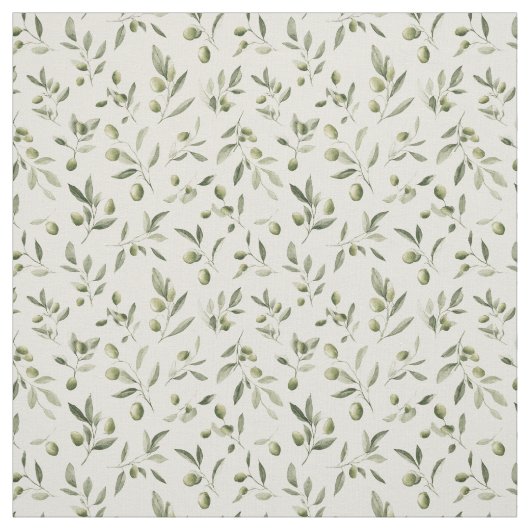 Mittelmeermuster der Olivenzweige Stoff (Muster)