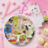 Mittelmeernoch Lebens-PapierTeller 9" Pappteller (Party)