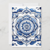 Mittelmeerraum | Citrus Lemon | BRAUTPARTY Einladung (Rückseite)