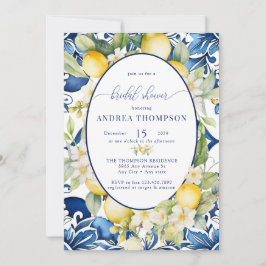 Mittelmeerraum | Citrus Lemon | BRAUTPARTY Einladung