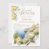 Mittelmeerraum Italien Positano Italienisches Brau Einladung (Vorderseite)