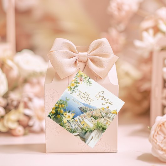 Mittelmeerraum Italien Positano Italienisches Brau Geschenkanhänger