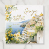 Mittelmeerraum Italien Positano Italienisches Brau Geschenkanhänger (Vorderseite)