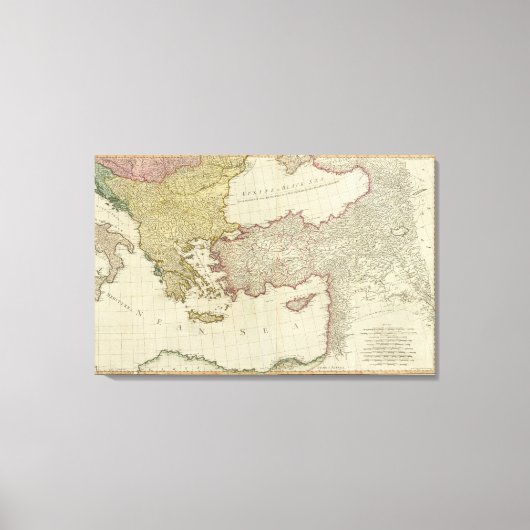 Mittelmeerraum Leinwanddruck (Vorderseite)