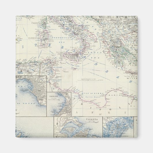 Mittelmeerraum Magnet (Vorne)