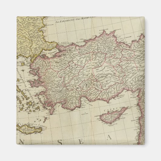 Mittelmeerraum Magnet (Vorne)