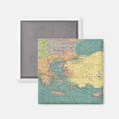 Mittelmeerraum Magnet (Vorderseite/Rückseite)