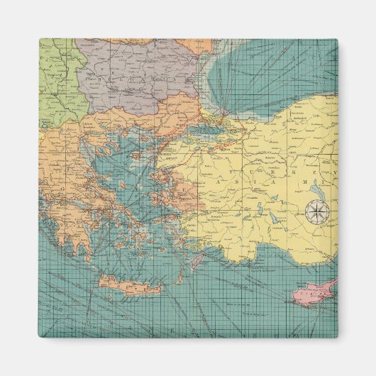 Mittelmeerraum Magnet (Vorne)